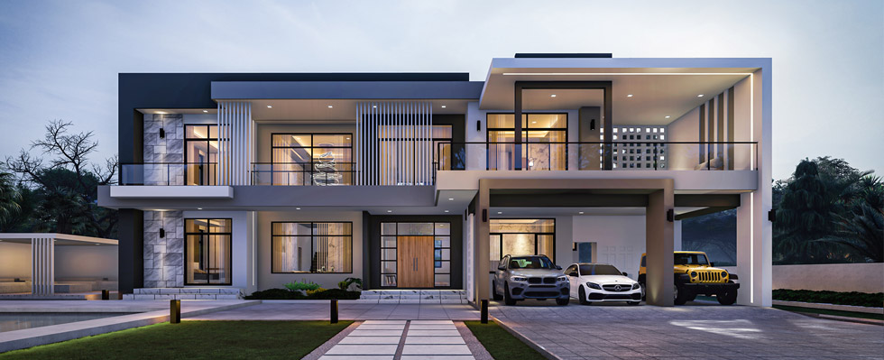 MODERN STYLE (STM)<br>   แบบบ้าน 2 ชั้น